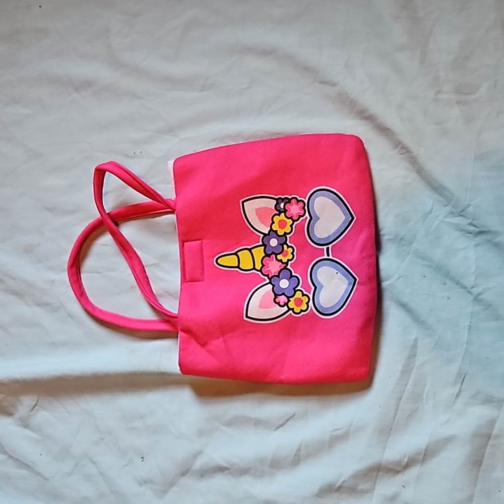 Kids spring unicorn purse